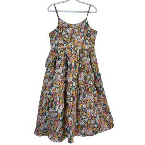 Floral Tiered Dress By Jiezouqou Yin Yu Wei‎ Western Prairie Boho Large Feminine